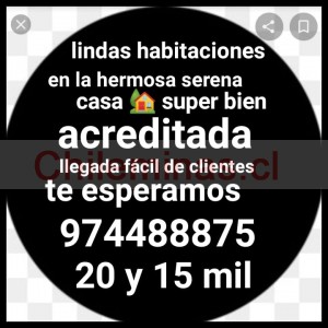 Habitaciones Anuncios gratis en La Serena |  Alquilo habitaciones en la bella serena para trabajar, Solo para ecort 